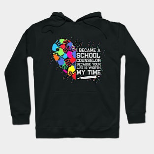 School Counselor Worth My  Back to School Counselor Hoodie